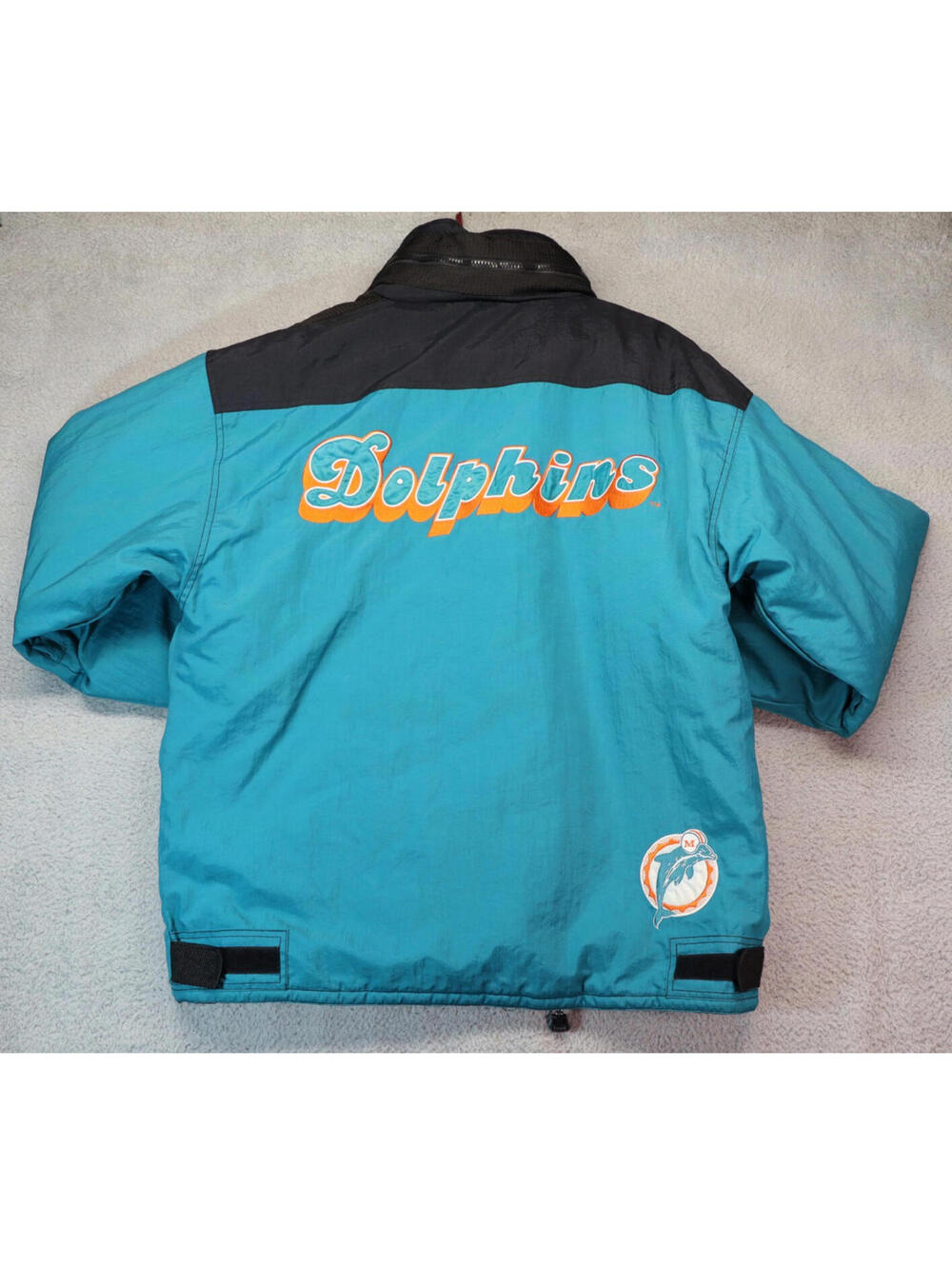 Champion Miami Dolphins Jacket Men Large '74-88 Logo NFL